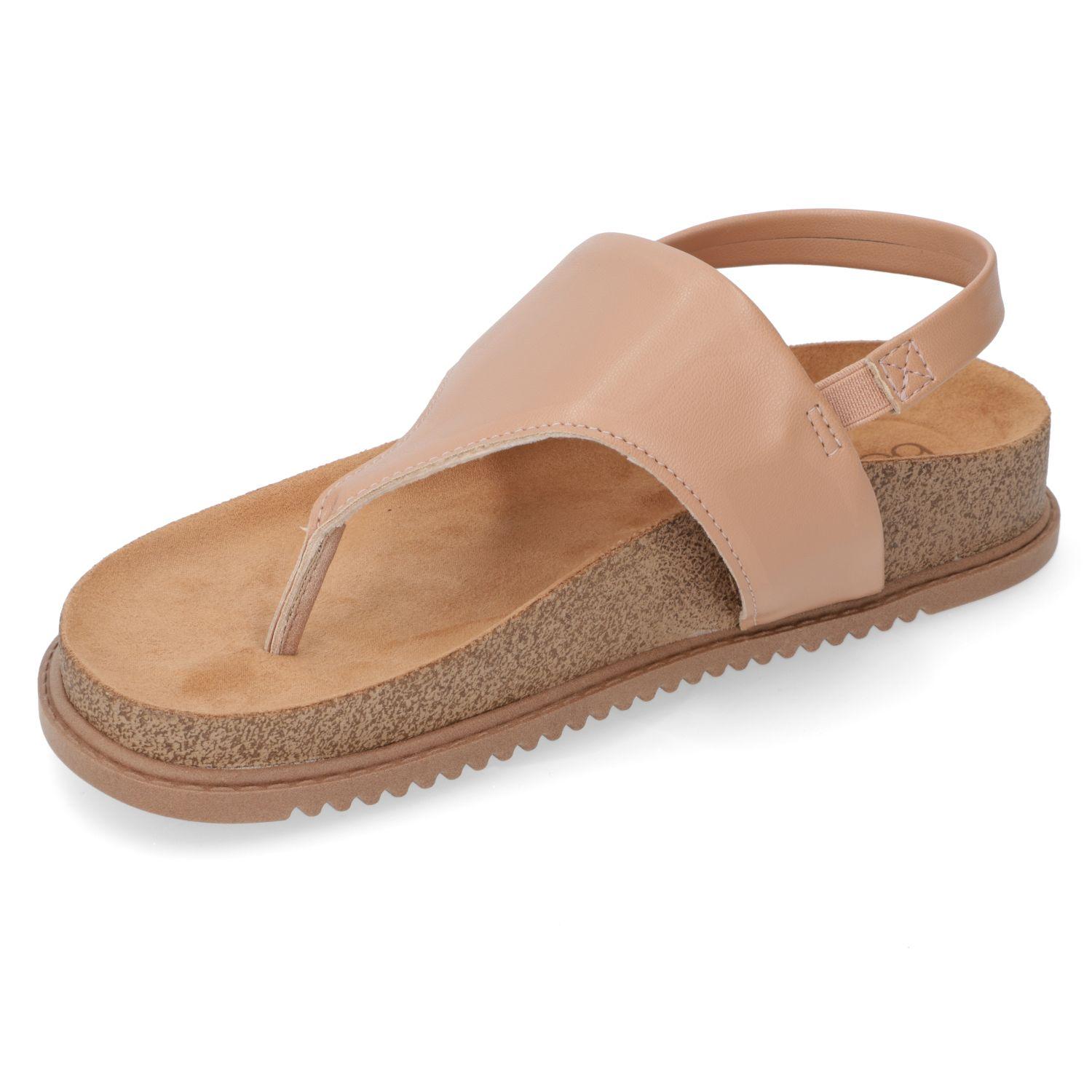 Sandalia Plana Beira Rio Nude 14566-2