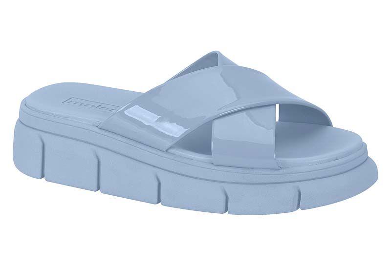 Sandalia Plana Moleca Azul 13425-6