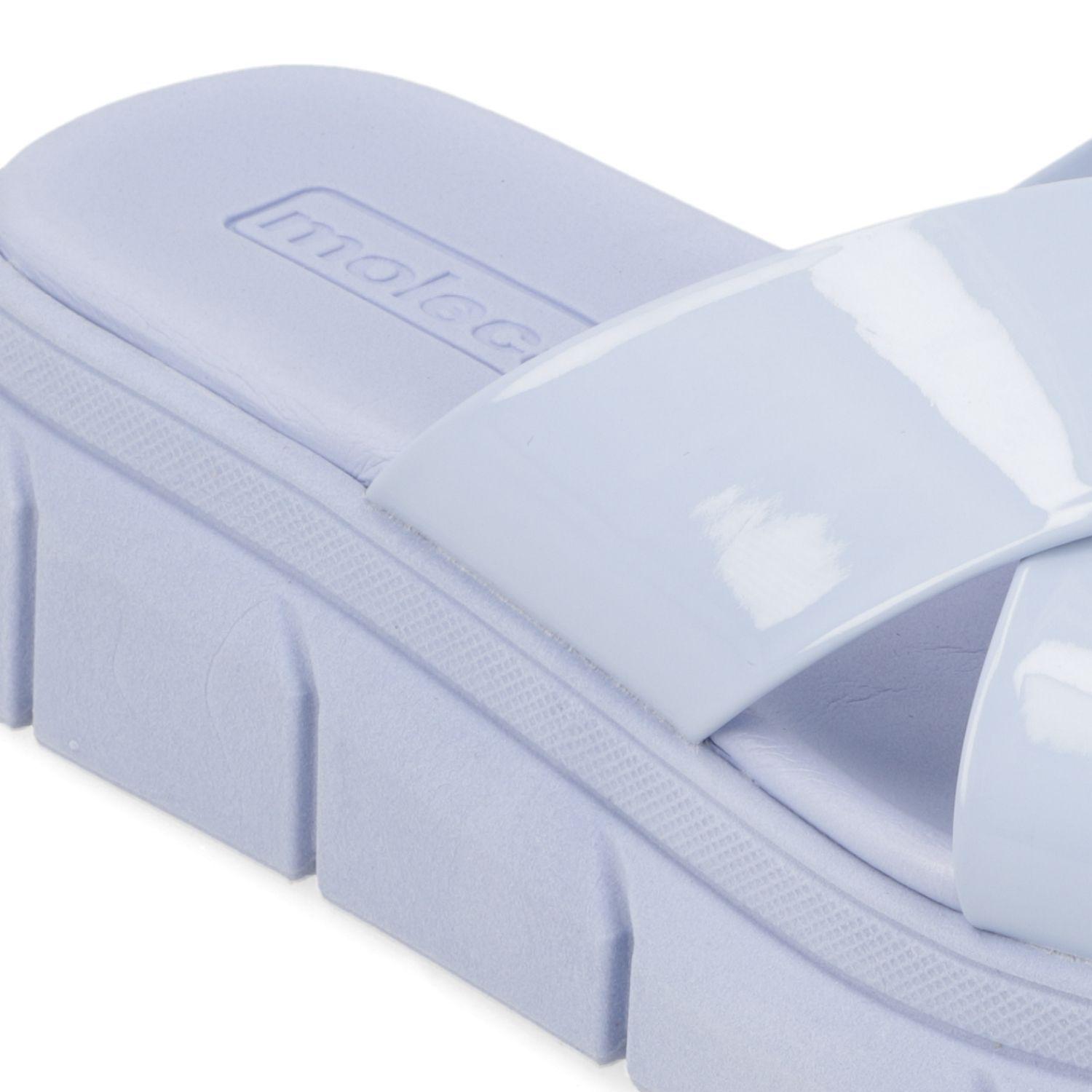 Sandalia Plana Moleca Azul 13425-5