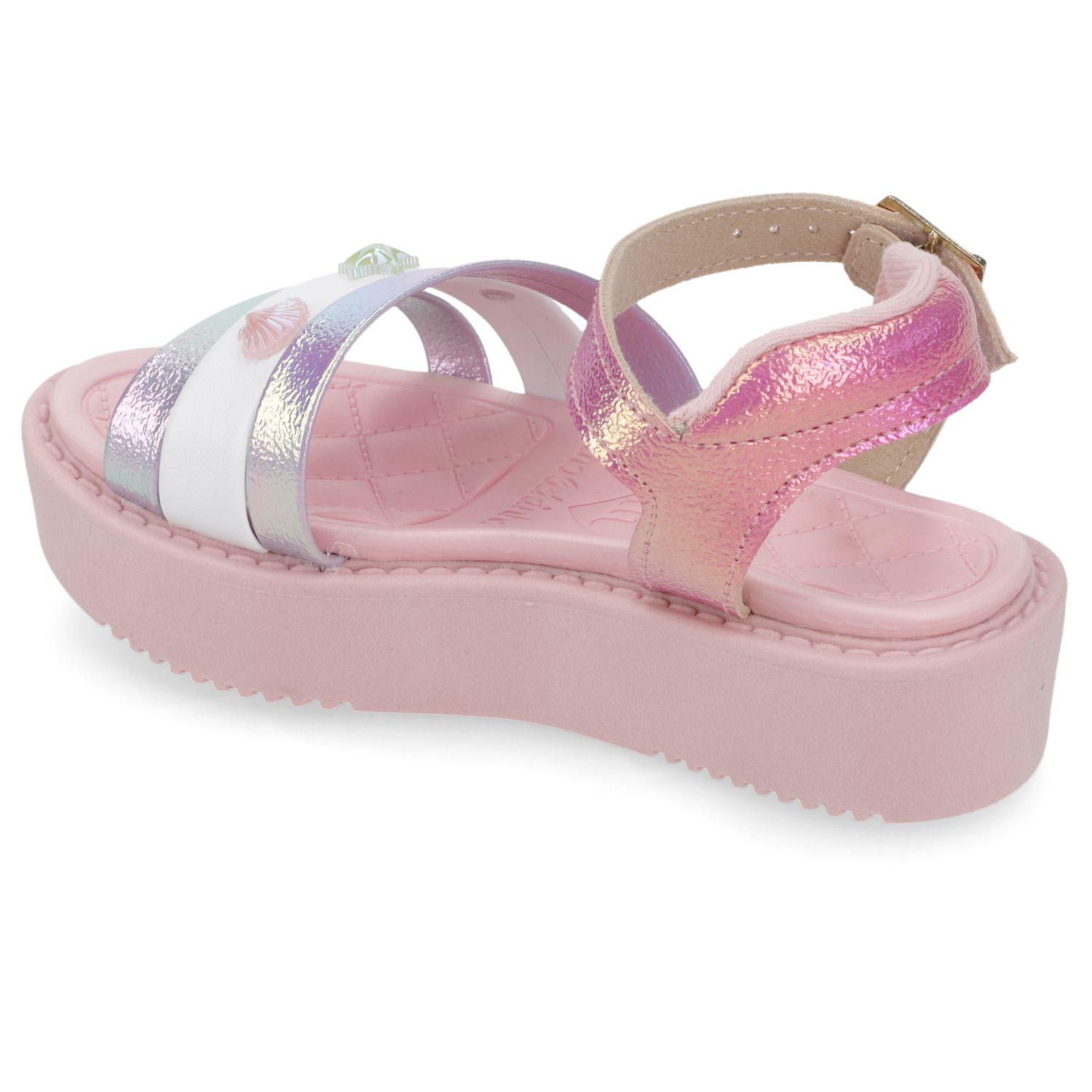 Sandalia Molekinha Rosado con Estrellas y Conchitas-2