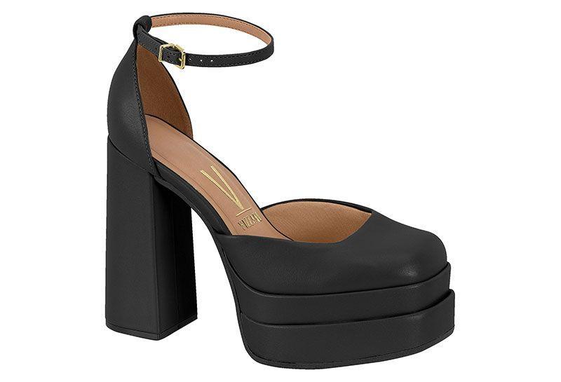 Sandalia Mujer Maxi Plataforma Negro 1395-101- Vizzano-0