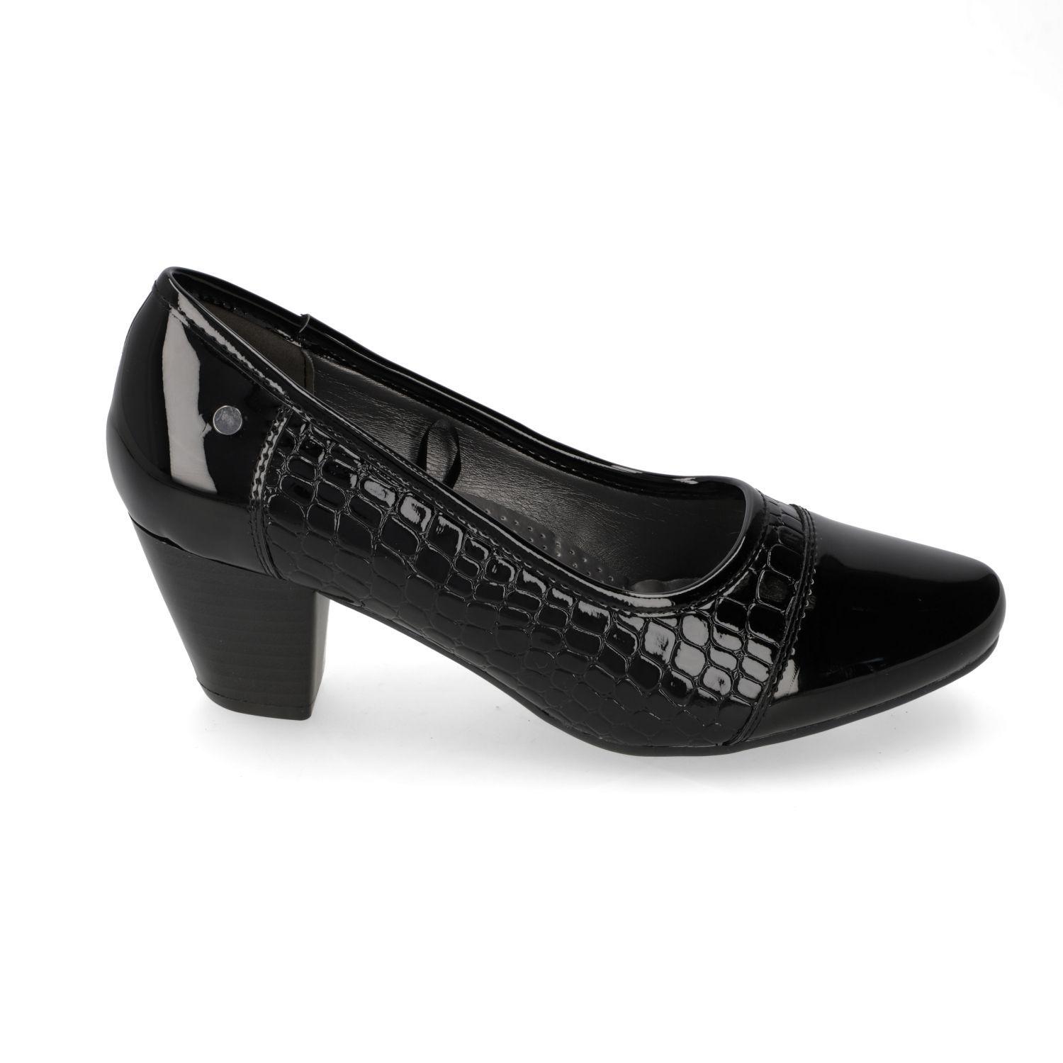 Zapato taco New Walk Negro 15853-0