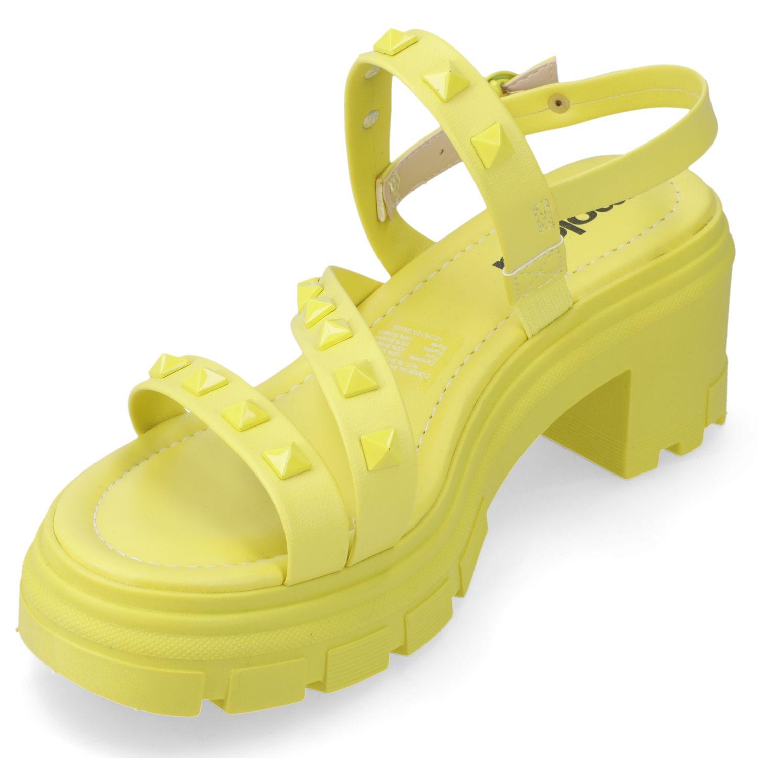 Sandalia Taco Moleca Amarillo 10926-2