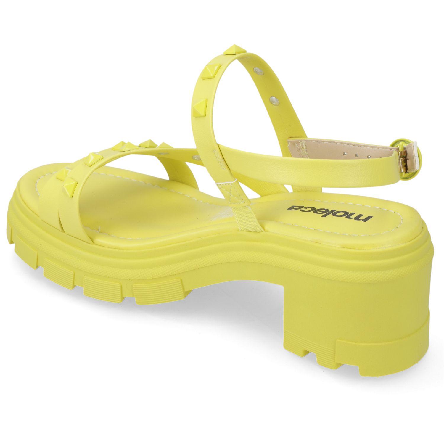 Sandalia Taco Moleca Amarillo 10926-3