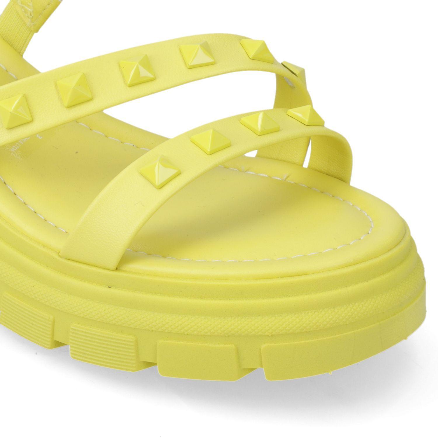 Sandalia Taco Moleca Amarillo 10926-5