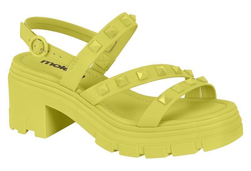 Sandalia Taco Moleca Amarillo 10926-6