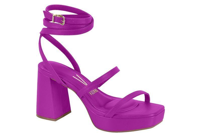 Sandalia Taco Vizzano Morado 11339-0