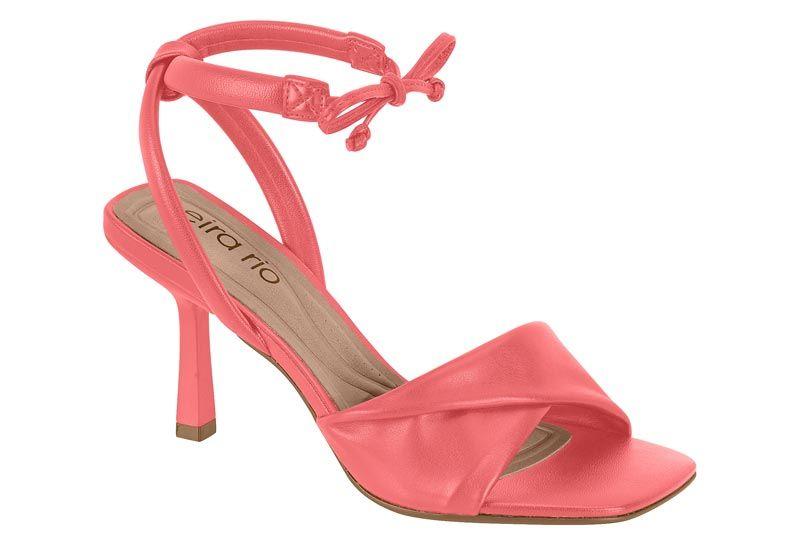 Sandalia Taco Beira Rio Coral 11549-6