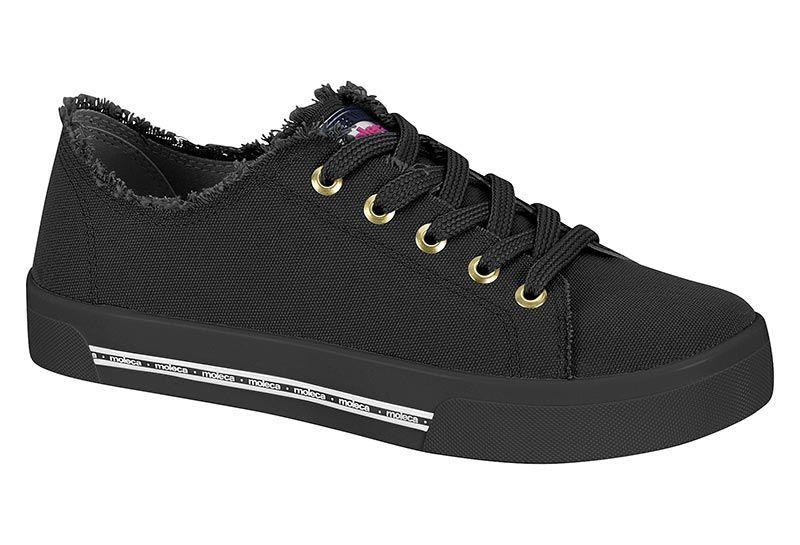 Zapatilla Mujer Negro 5667-522- Moleca-0