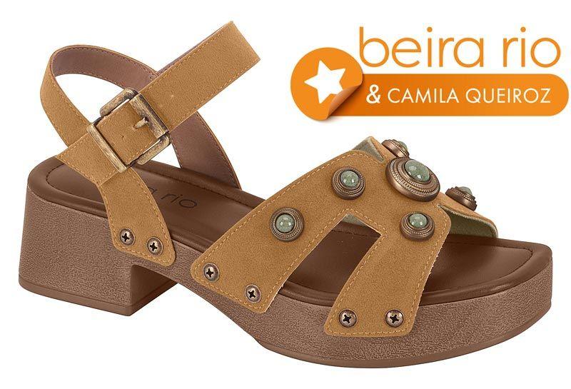 Sandalia Taco Beira Rio 17105-6