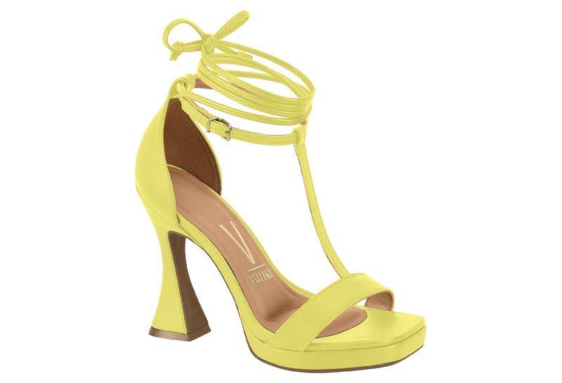 Sandalia Taco Vizzano Amarillo 11357-5