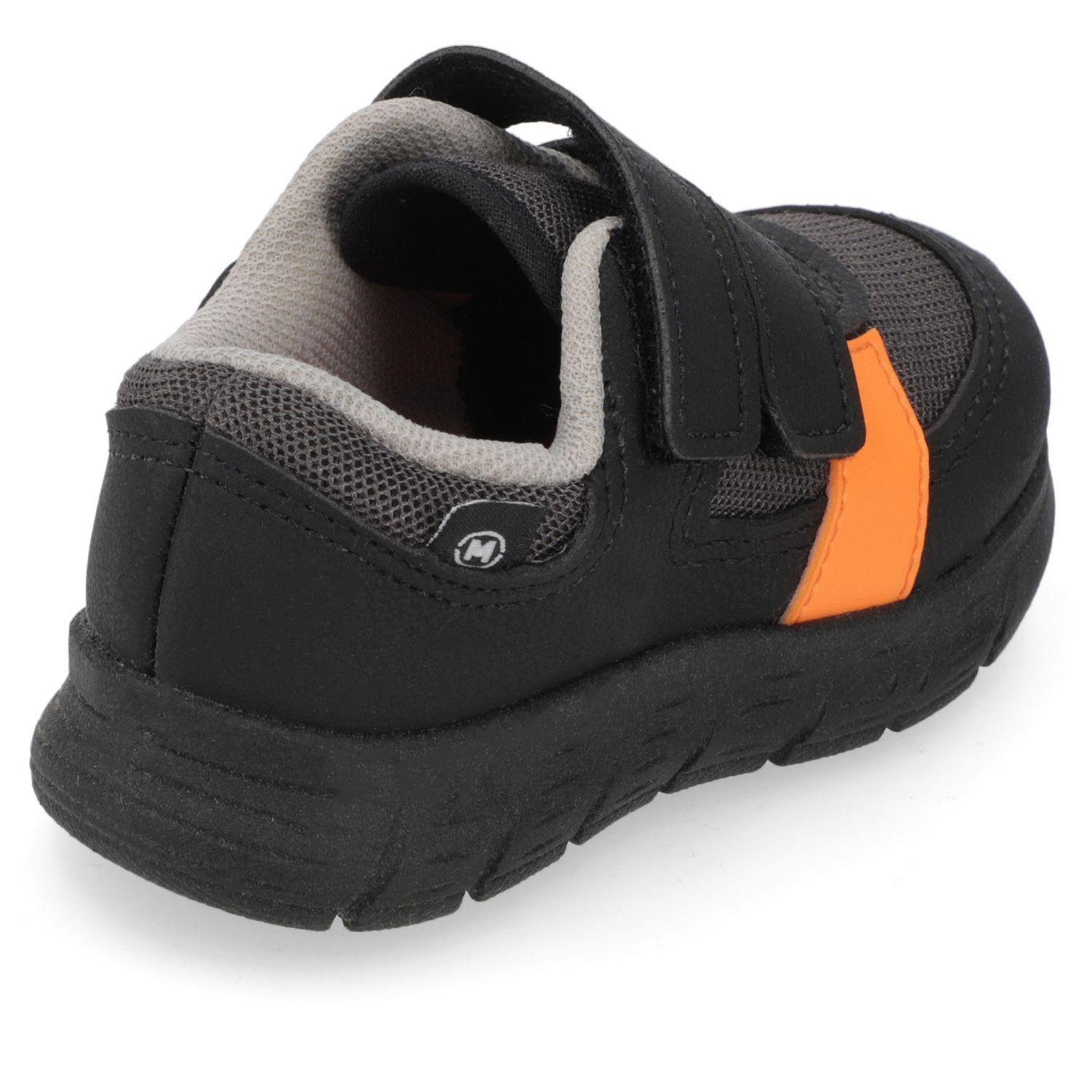 Zapatilla Deportiva Niño Negra con Velcro Molekinho-4