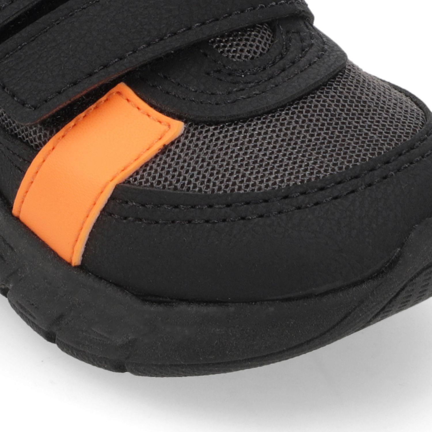 Zapatilla Deportiva Niño Negra con Velcro Molekinho-5