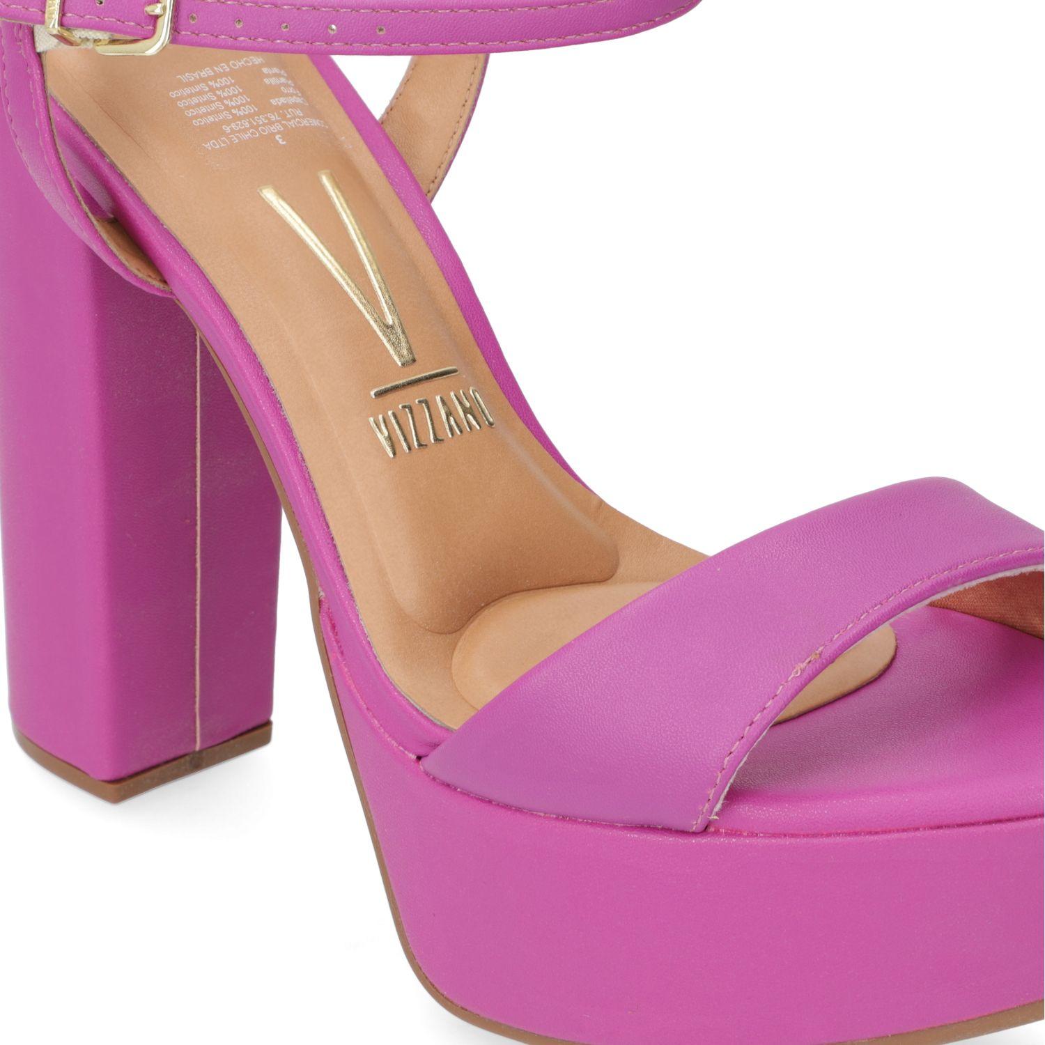 Sandalia Taco Vizzano Morado 9973-4