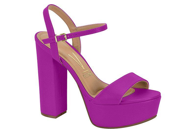 Sandalia Taco Vizzano Morado 9973-5