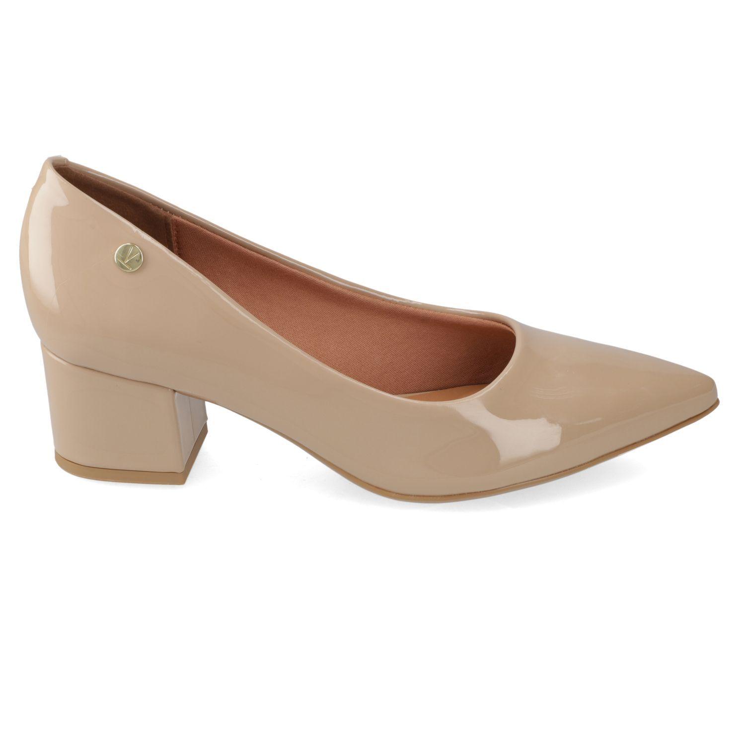 Zapato Mujer Taco Cuadrado Beige 1220-315- Vizzano-1