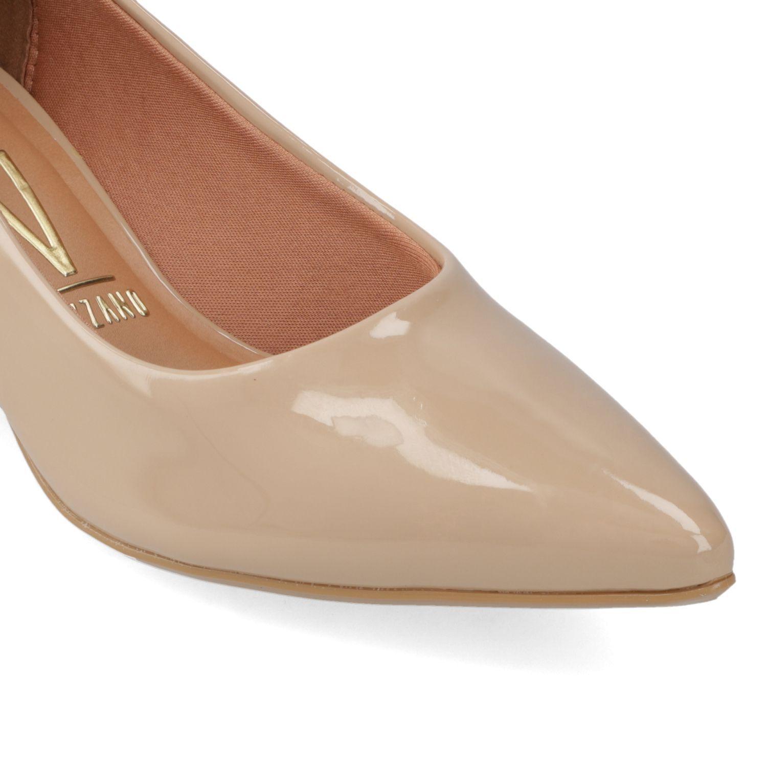 Zapato Mujer Taco Cuadrado Beige 1220-315- Vizzano-4