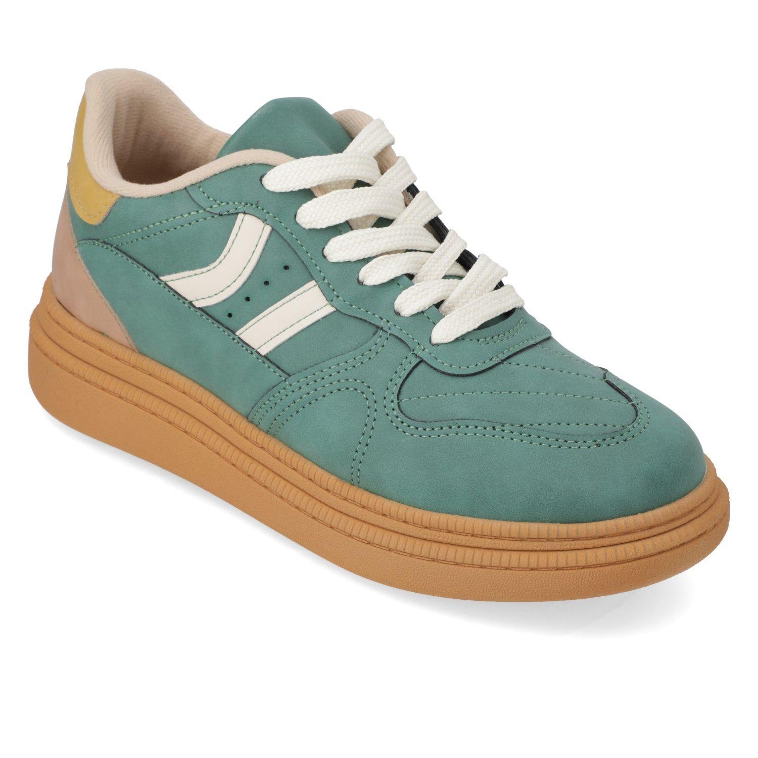 Zapatillas Casuales Verde Moleca-0