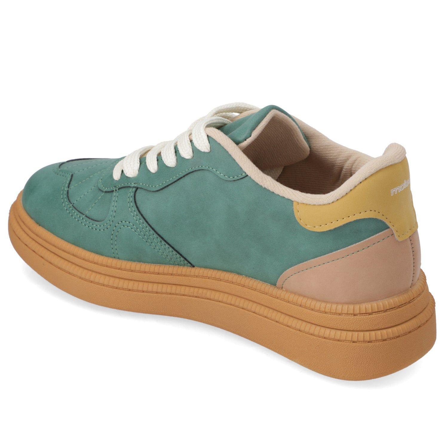Zapatillas Casuales Verde Moleca-3