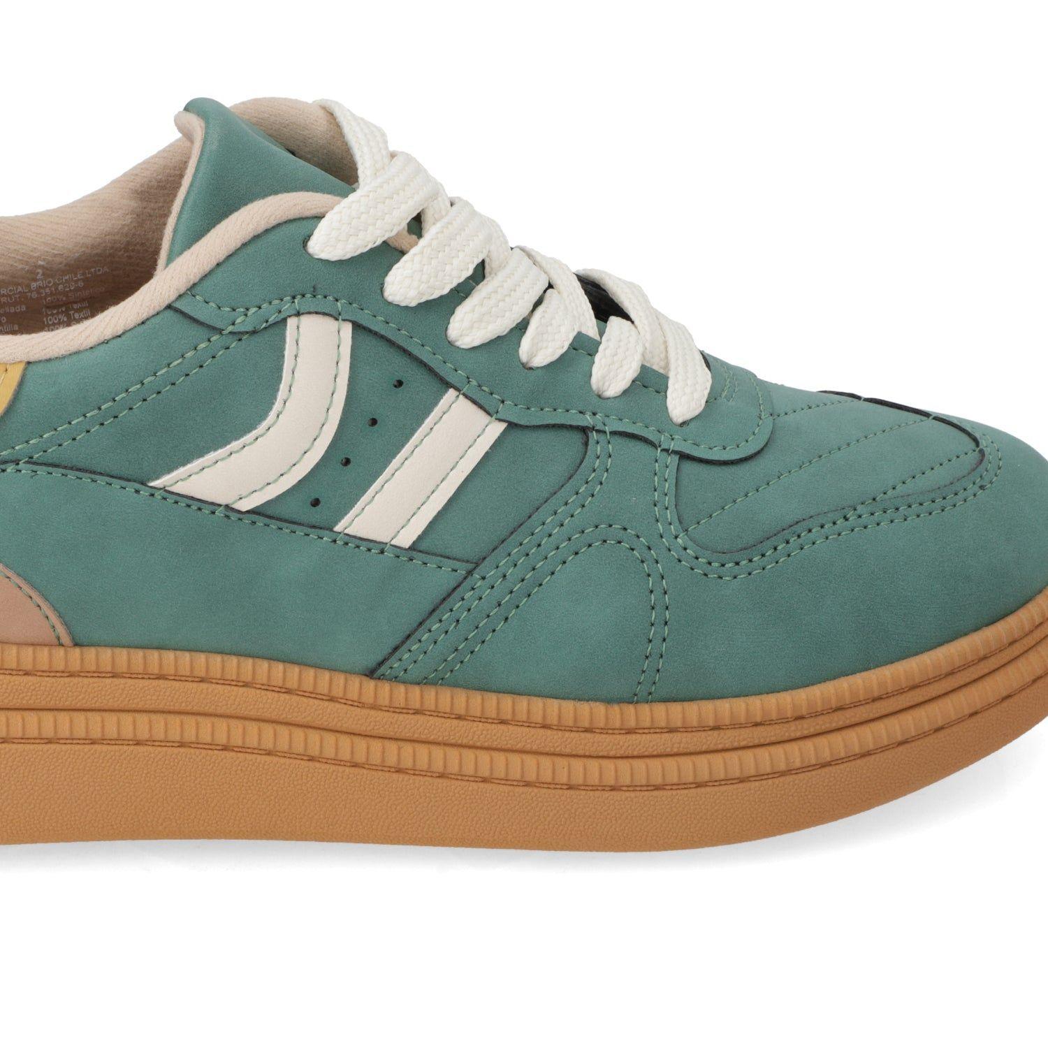Zapatillas Casuales Verde Moleca-5