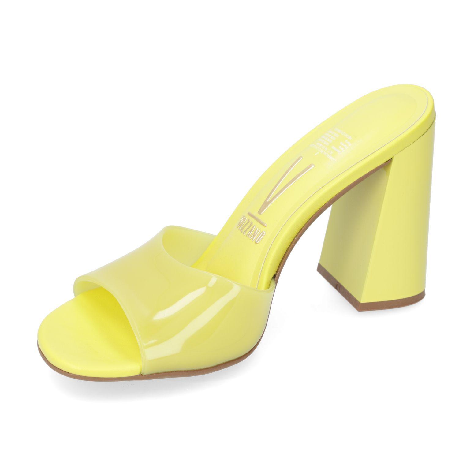Sandalia Taco Vizzano Amarillo 10580-2
