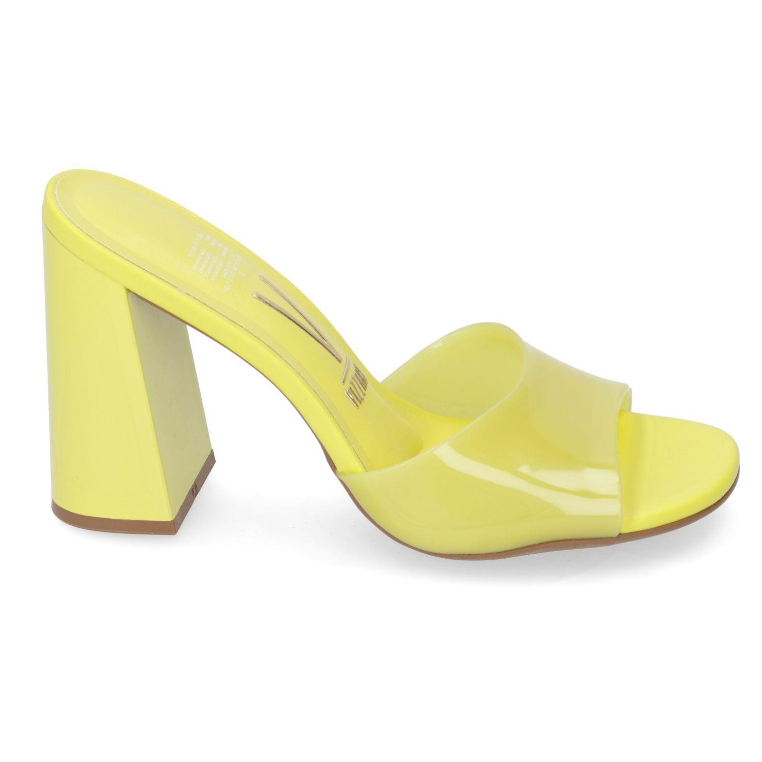 Sandalia Taco Vizzano Amarillo 10580-0