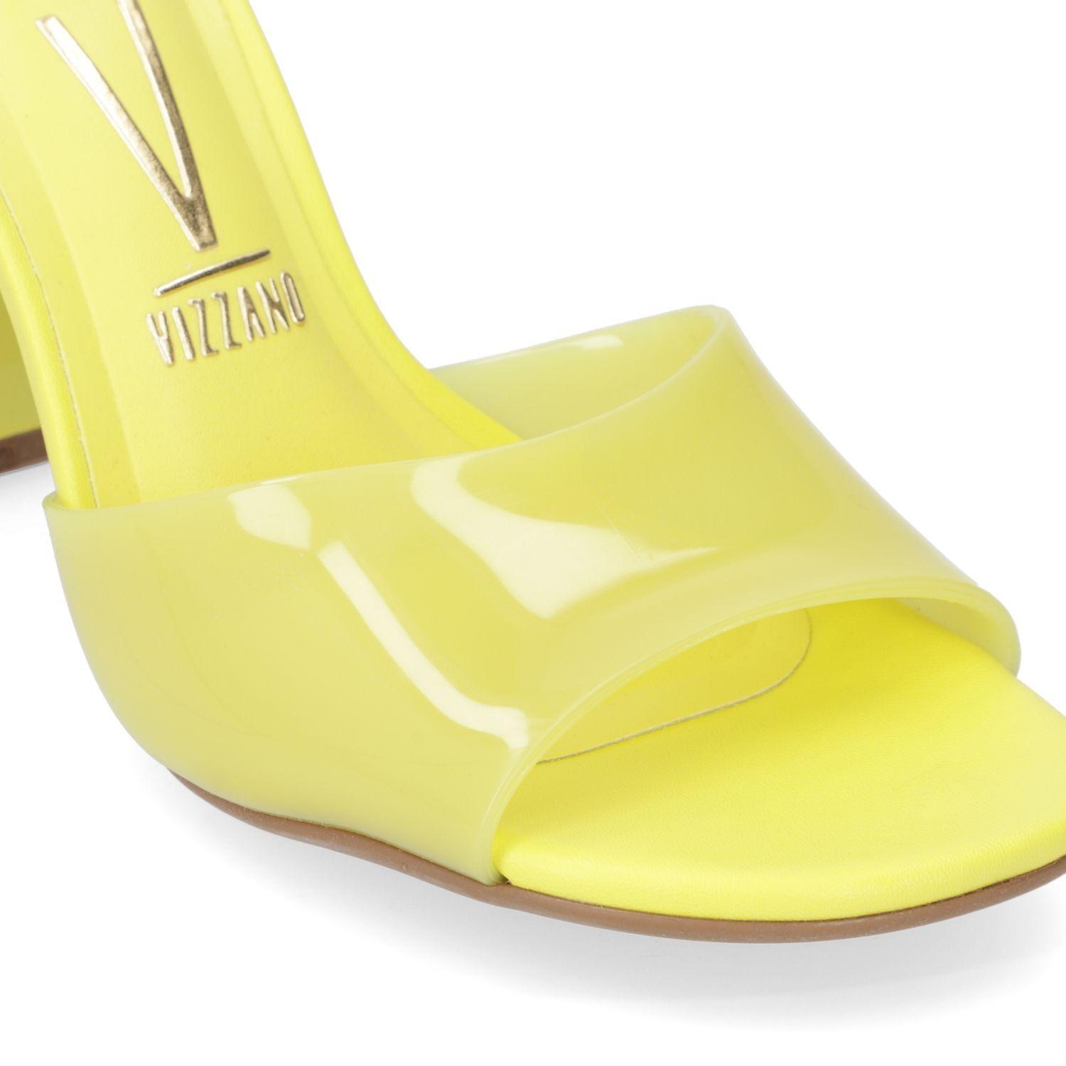 Sandalia Taco Vizzano Amarillo 10580-4