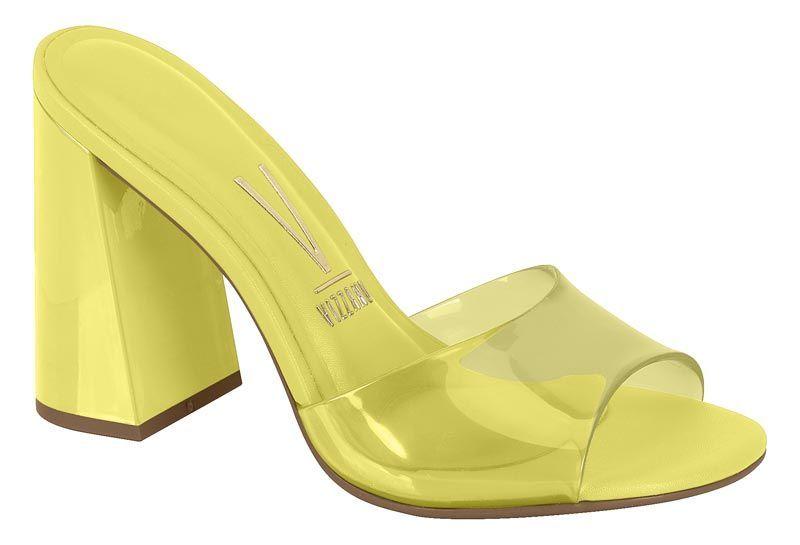 Sandalia Taco Vizzano Amarillo 10580-5