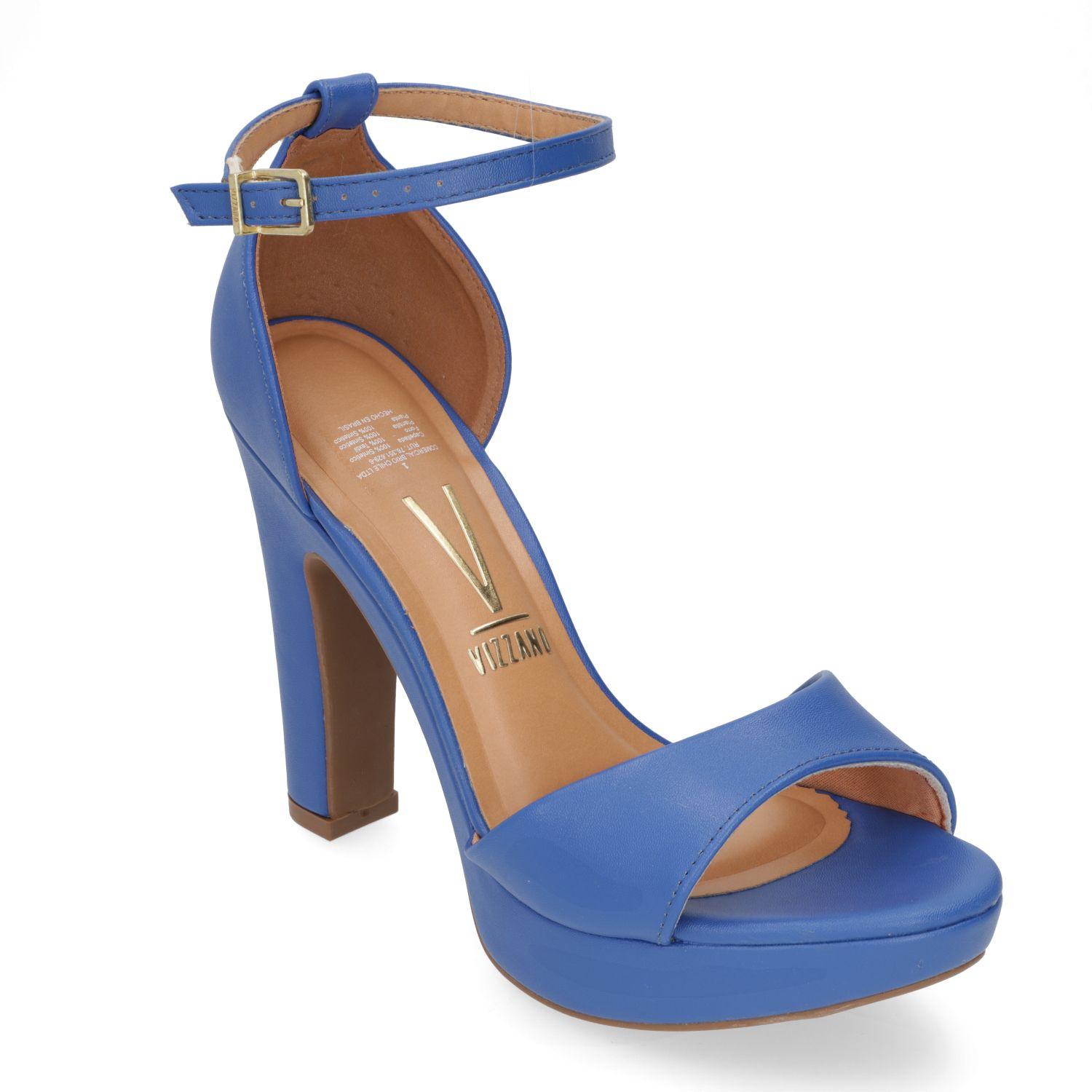 Sandalia Taco Vizzano Azul 15188-1