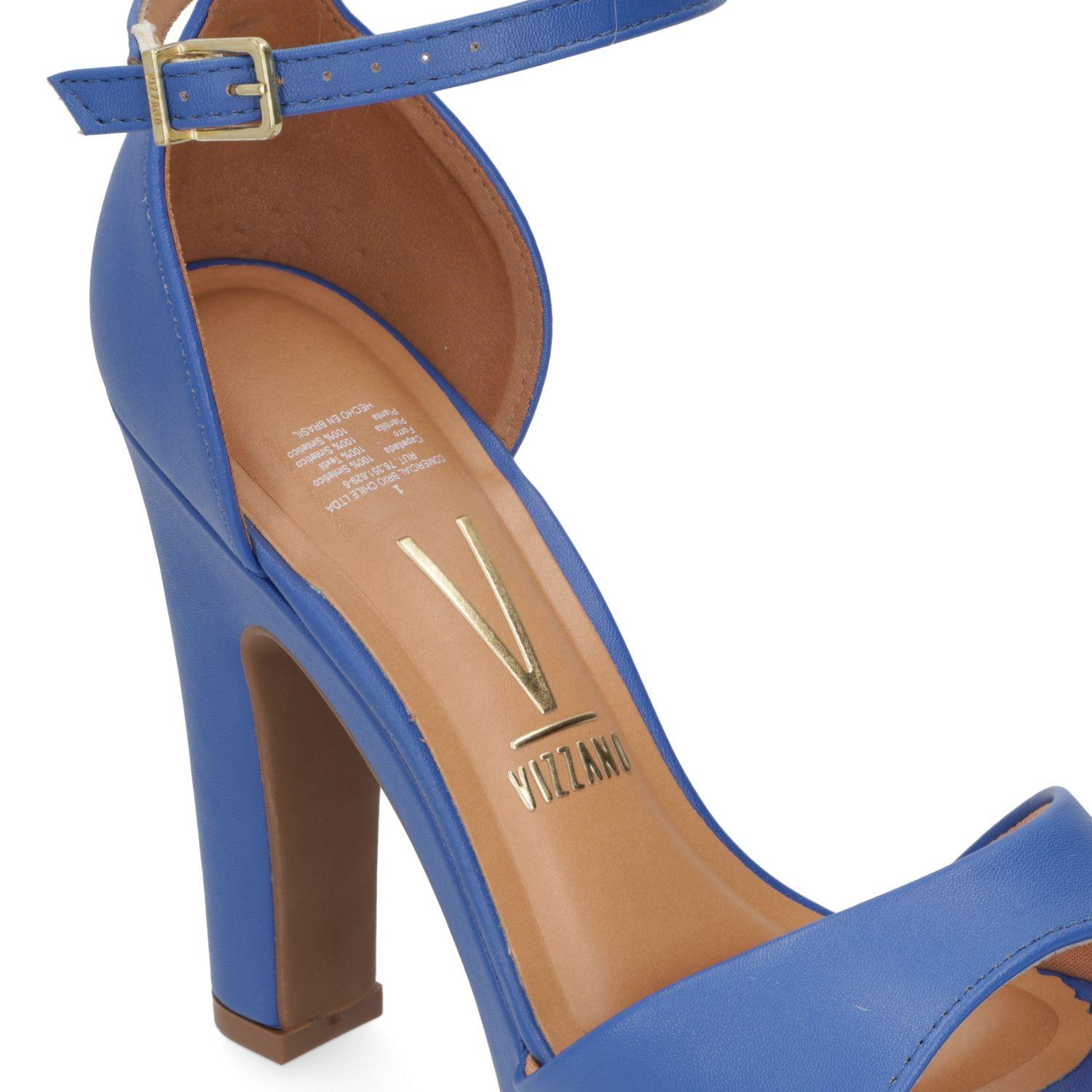 Sandalia Taco Vizzano Azul 15188-4