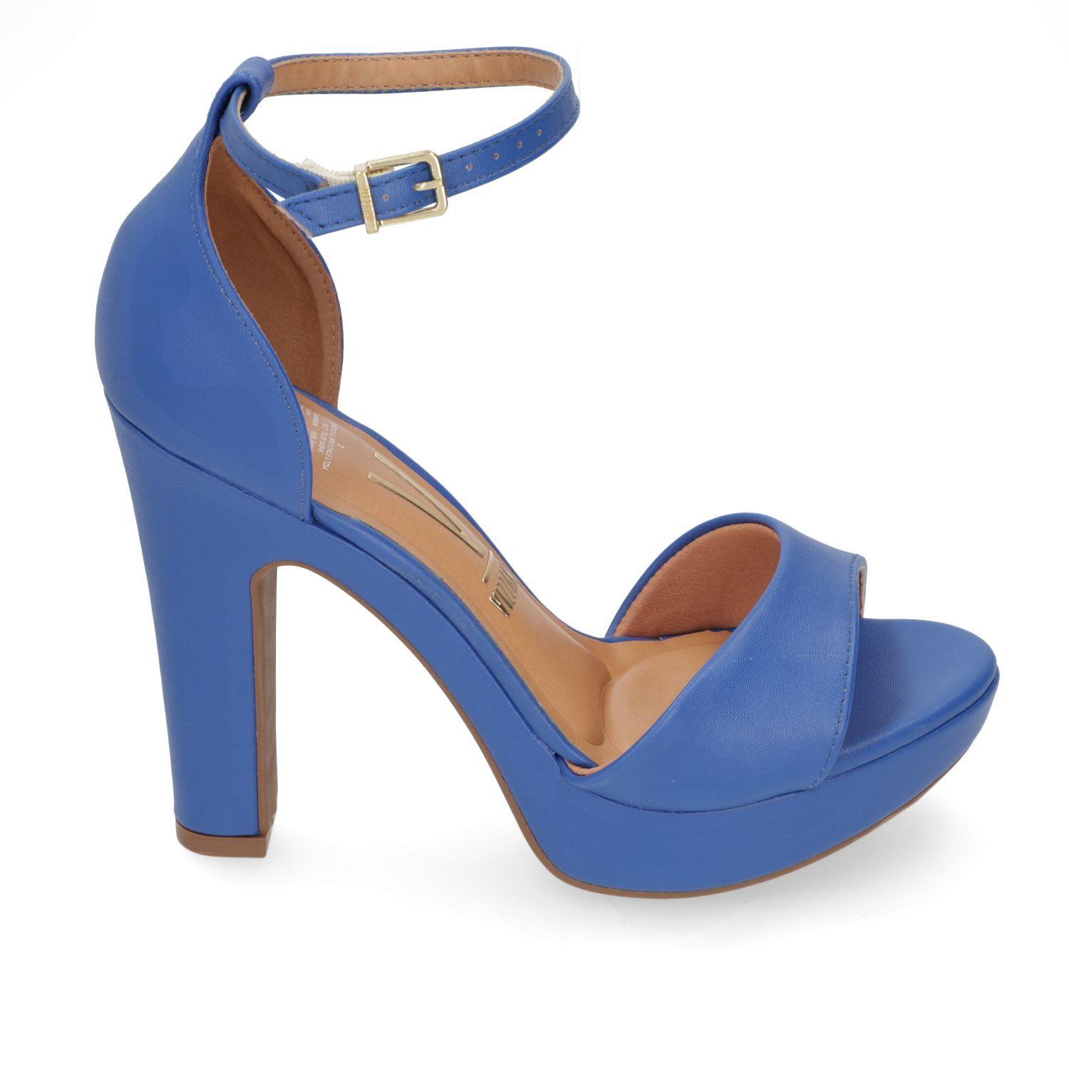 Sandalia Taco Vizzano Azul 15188-0