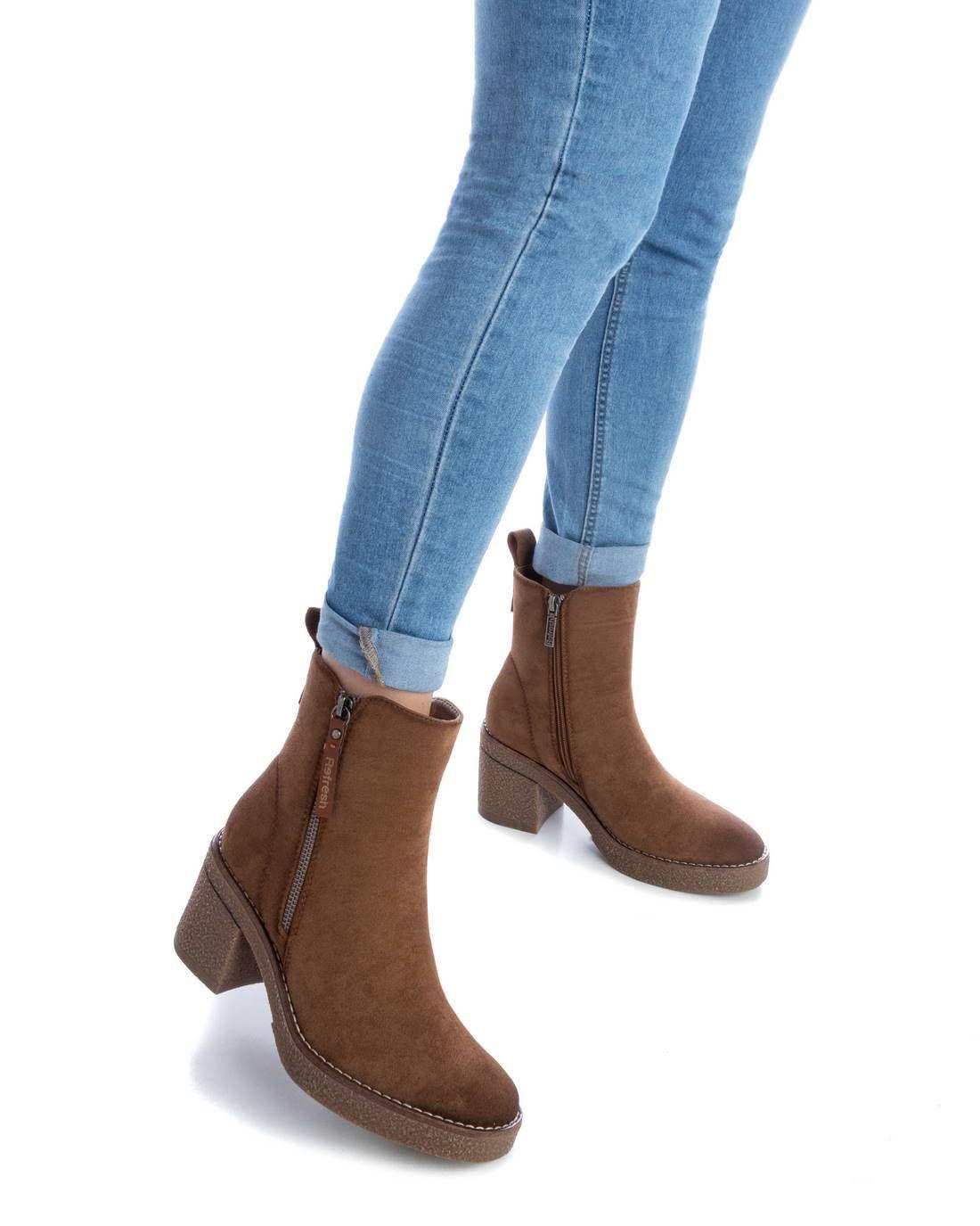 Botin Mujer Gamuza Camel 170989-CA Refresh-1