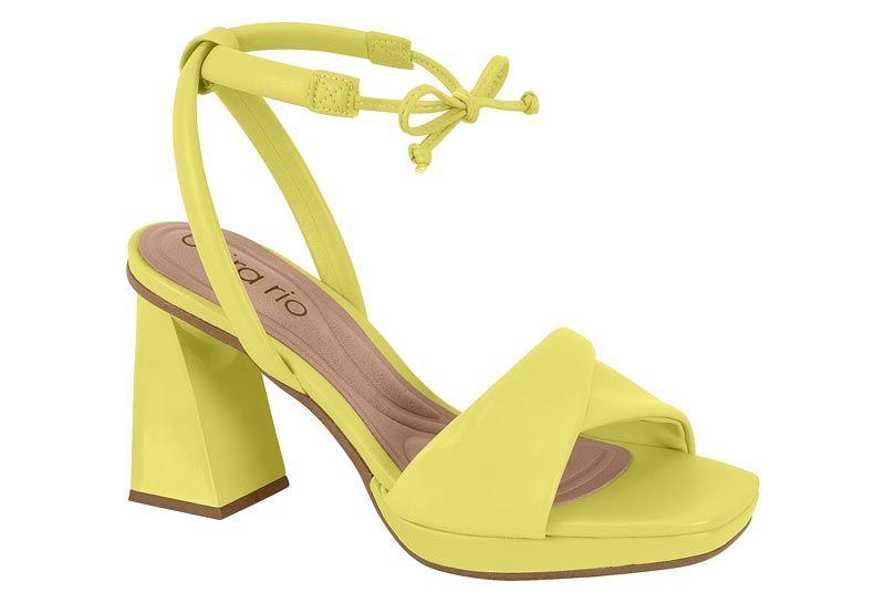 Sandalia Taco Beira Rio Amarillo 11526-0