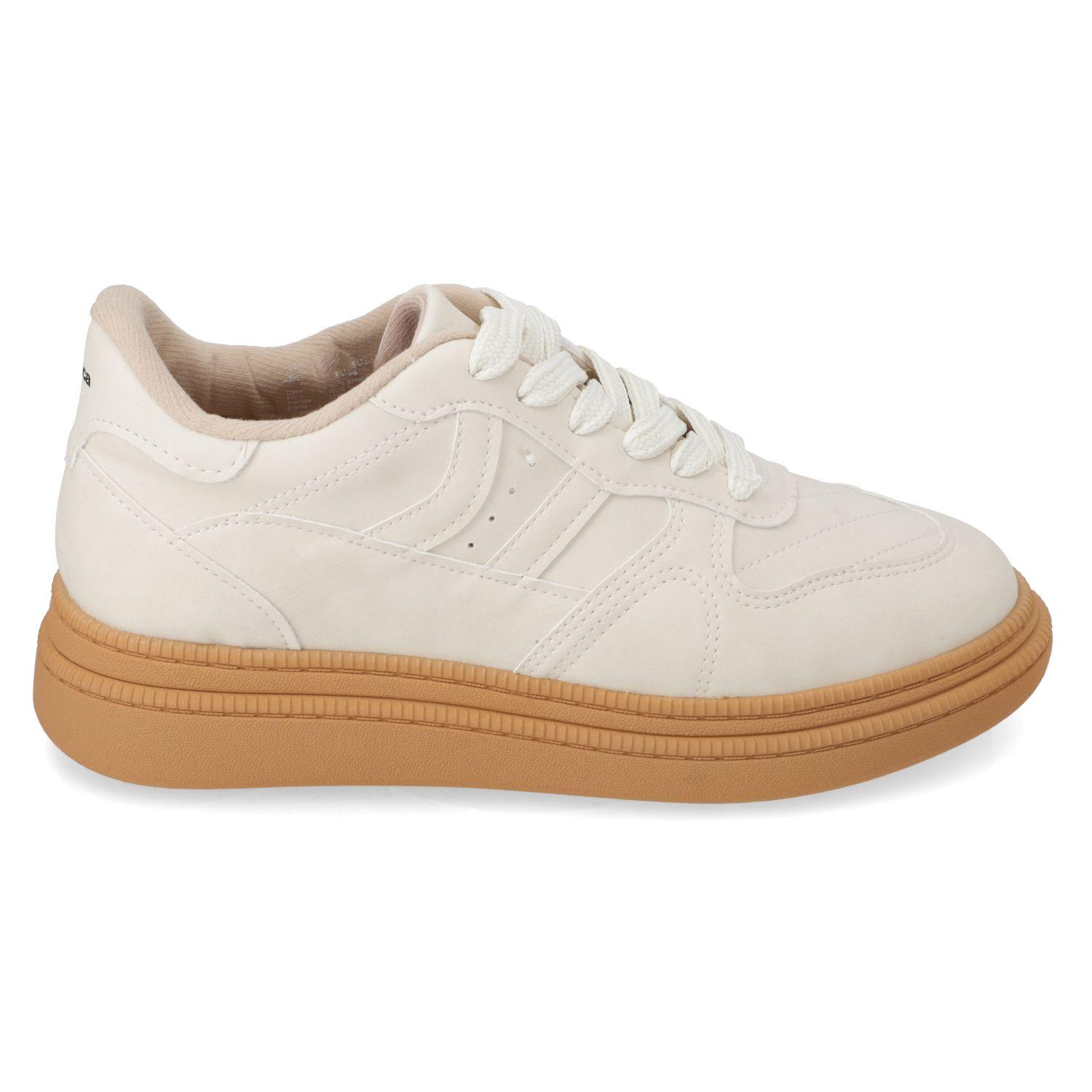 Zapatillas Casuales Blanco Moleca-1