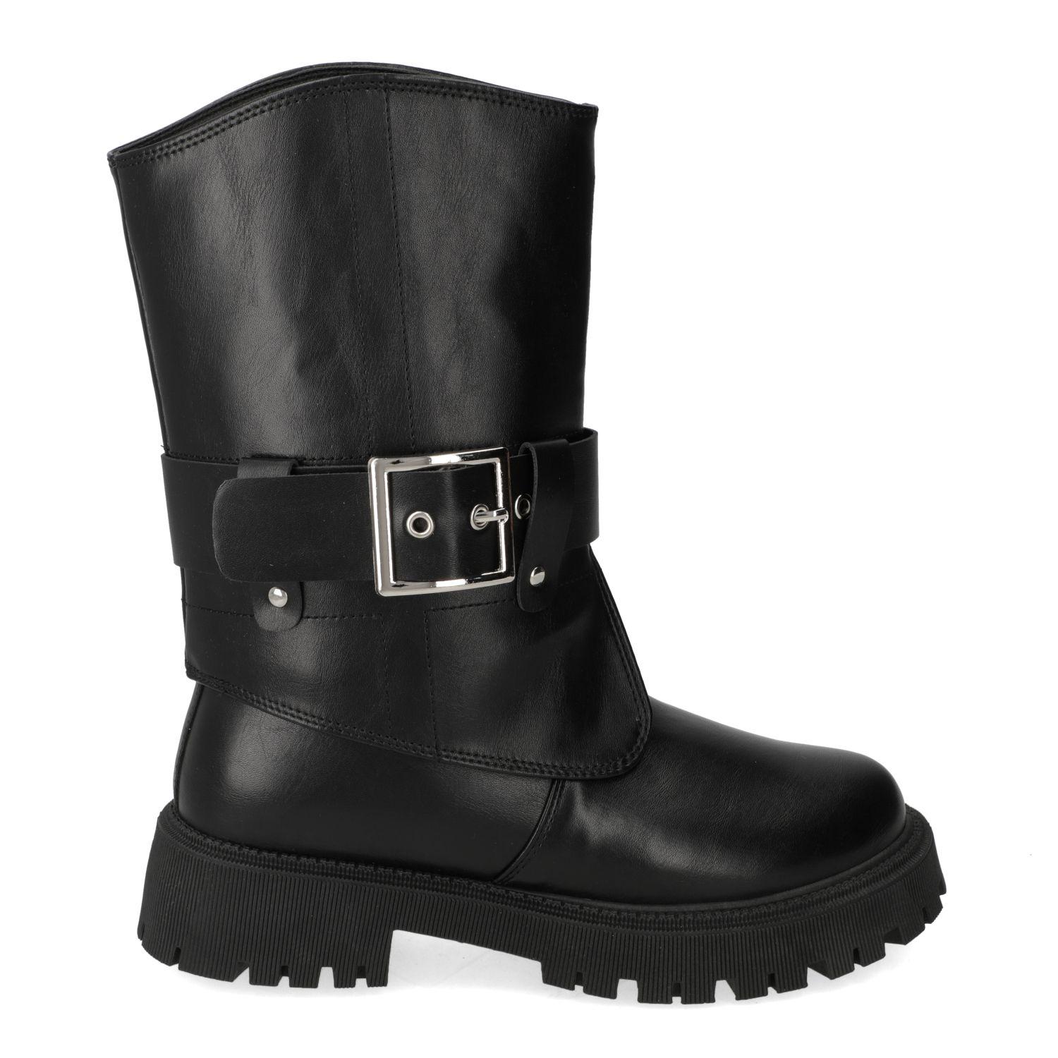 Botin Plano Agua De Coco Negro 15870-6