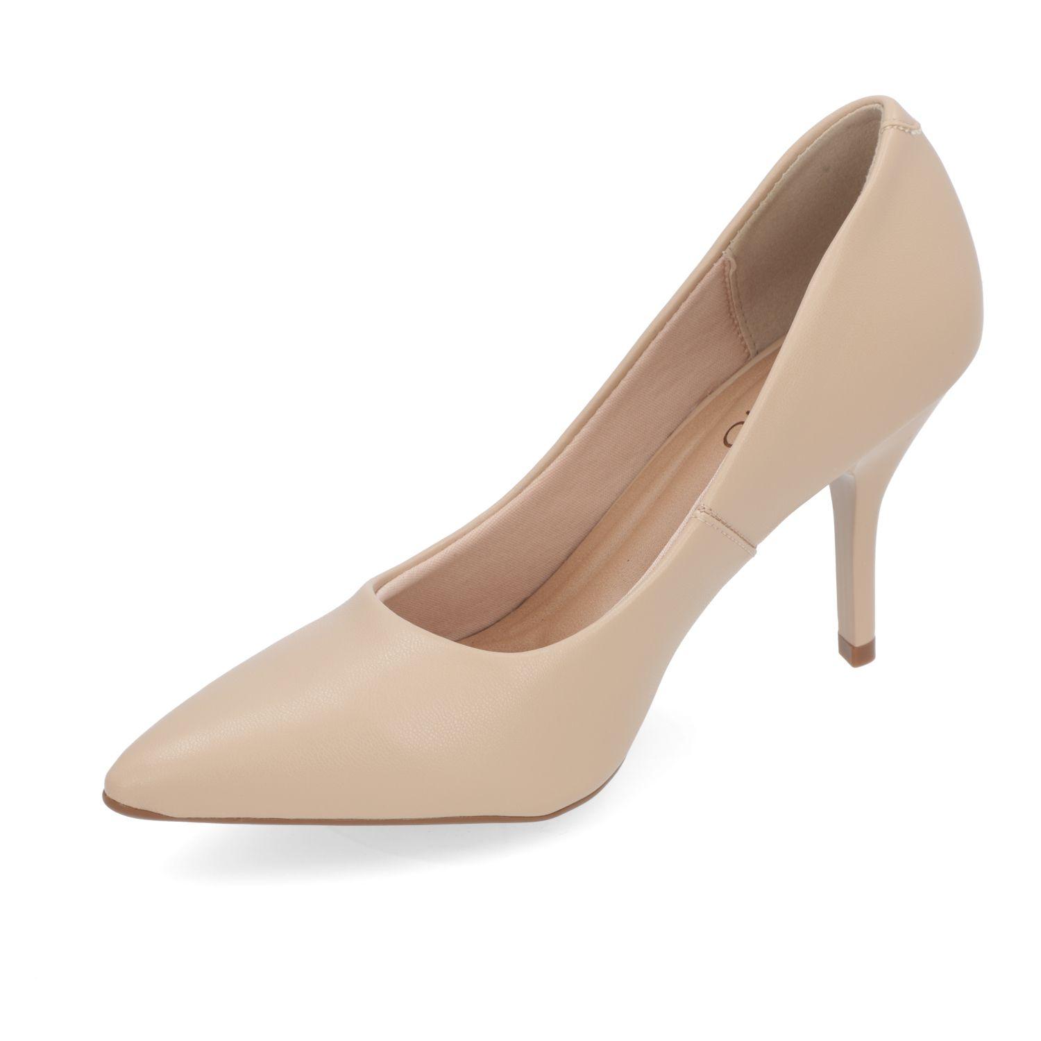 Stiletto Beira Rio Beige Taco 10 Cm-2