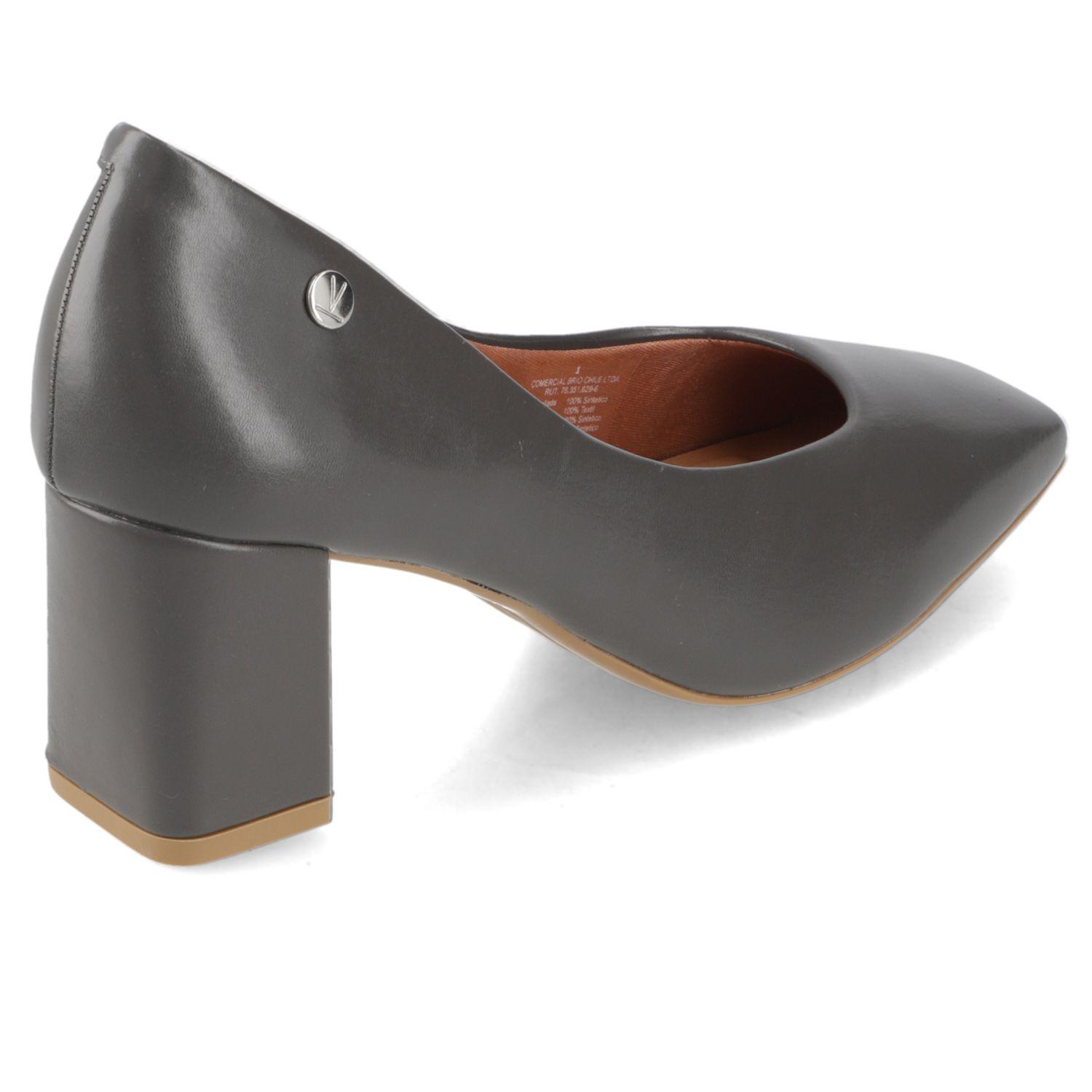 Zapato Taco cuadrado Gris Vizzano-4