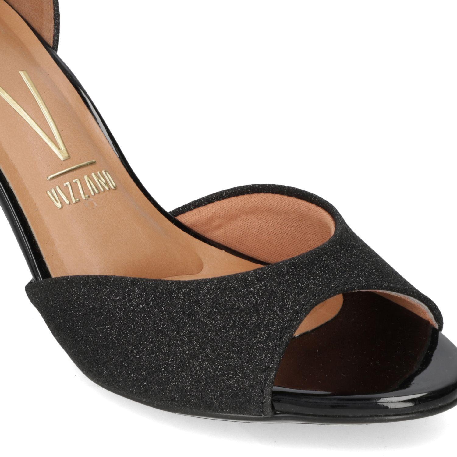 Sandalia Taco Vizzano Negro 13718-4