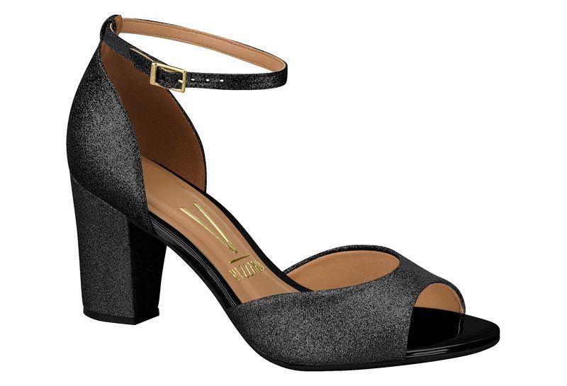 Sandalia Taco Vizzano Negro 13718-5