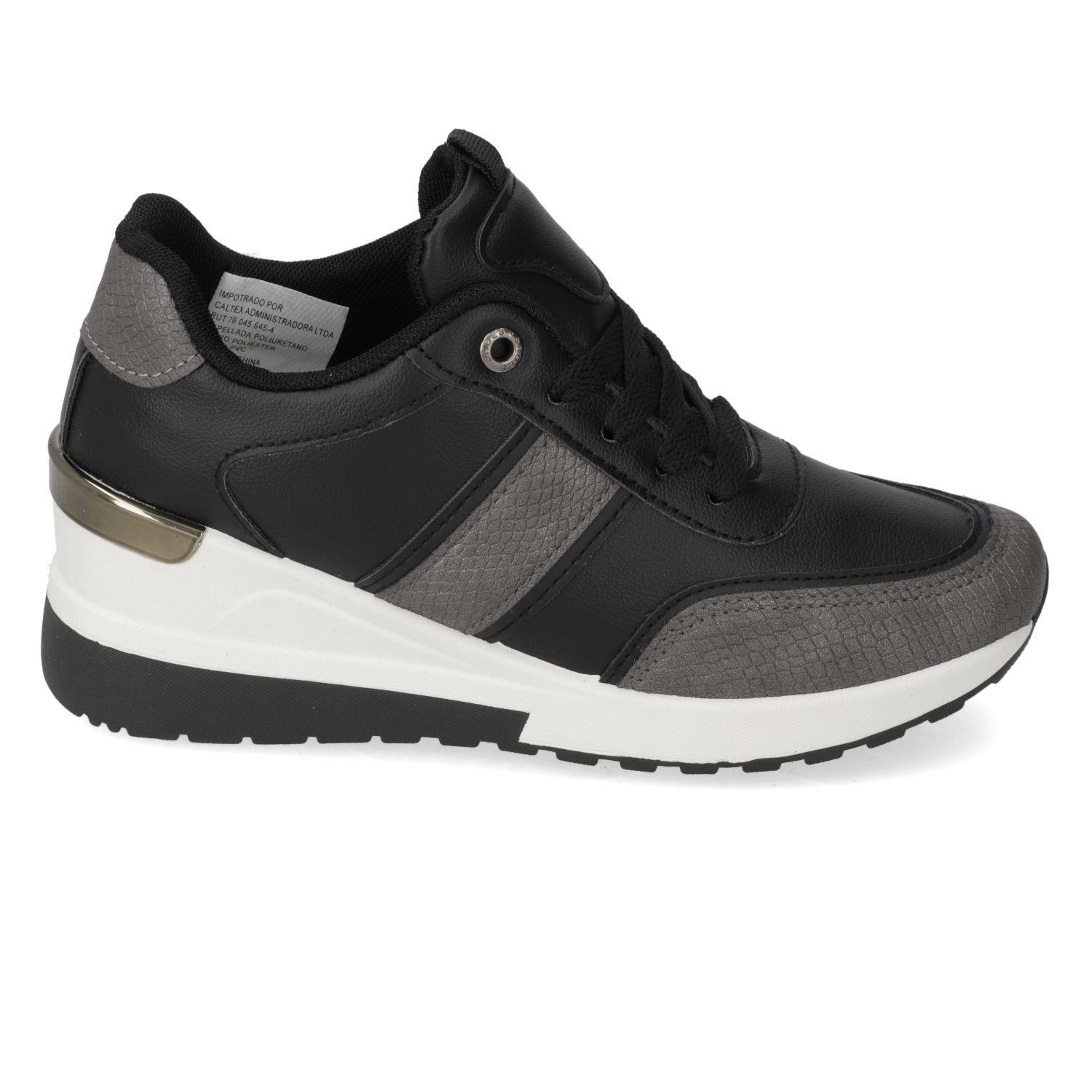 Zapatilla Casual New Walk Negro 15889-0