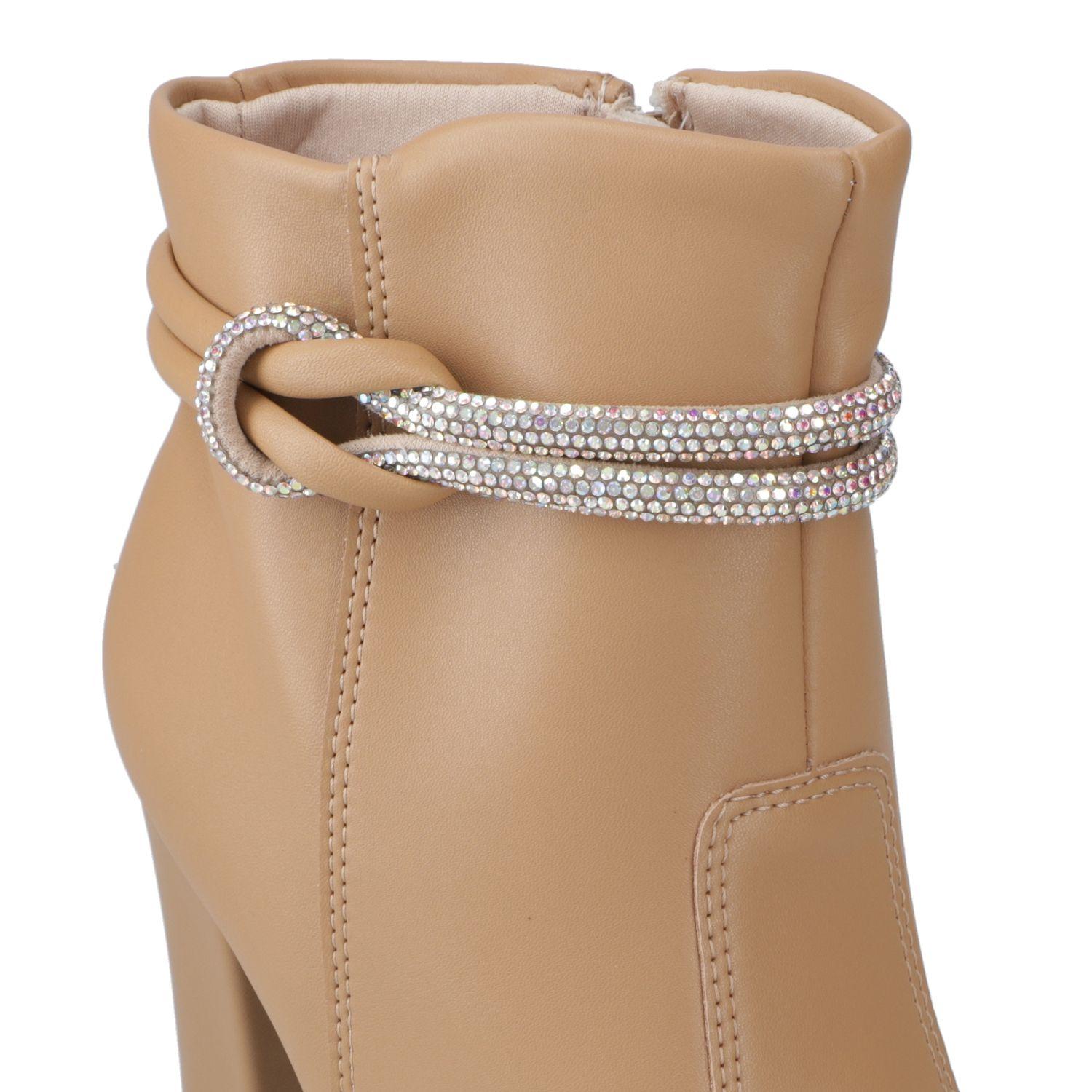 Botin Taco Beira Rio Taupe 16467-5