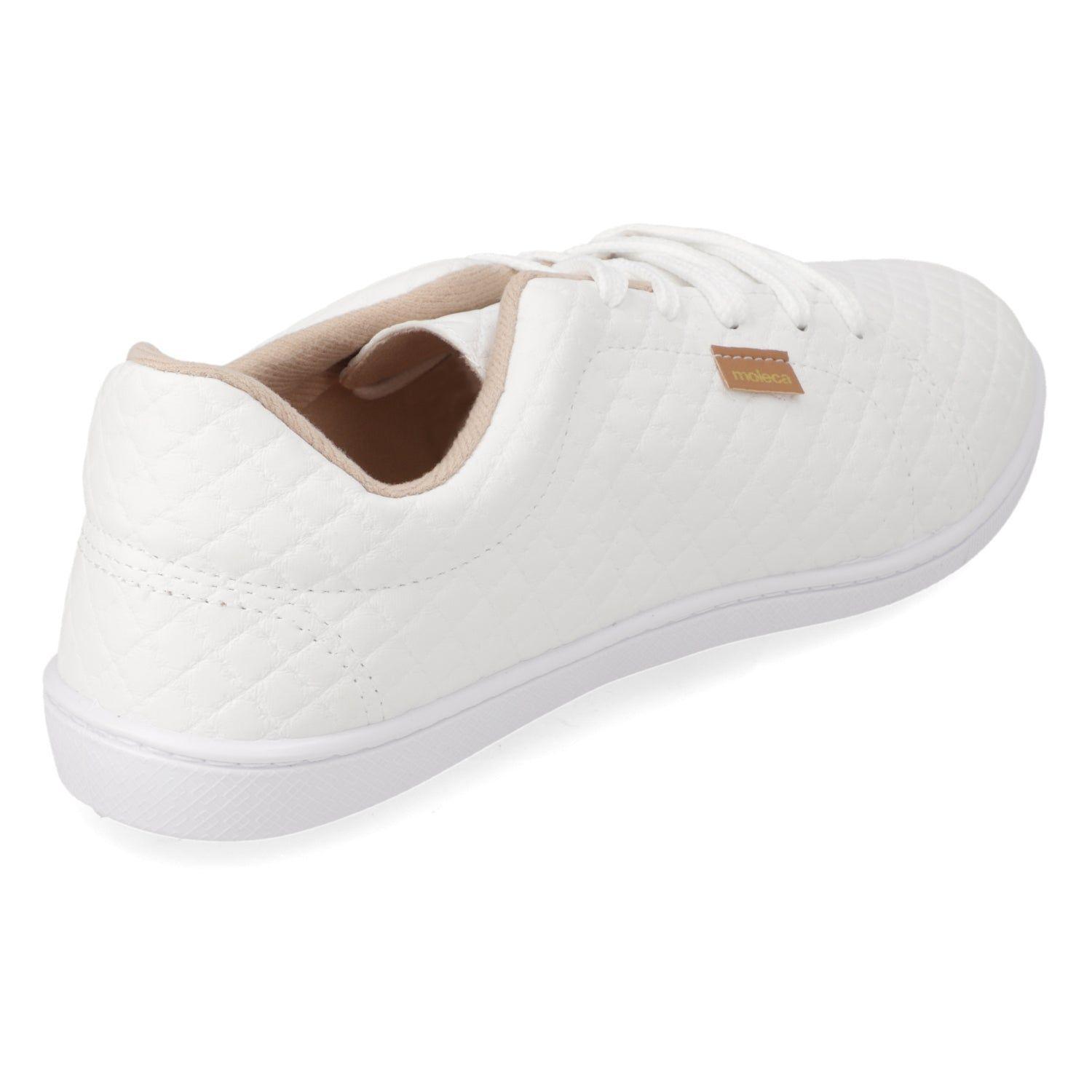 Zapatillas Casual Mujer Blanco Moleca-2