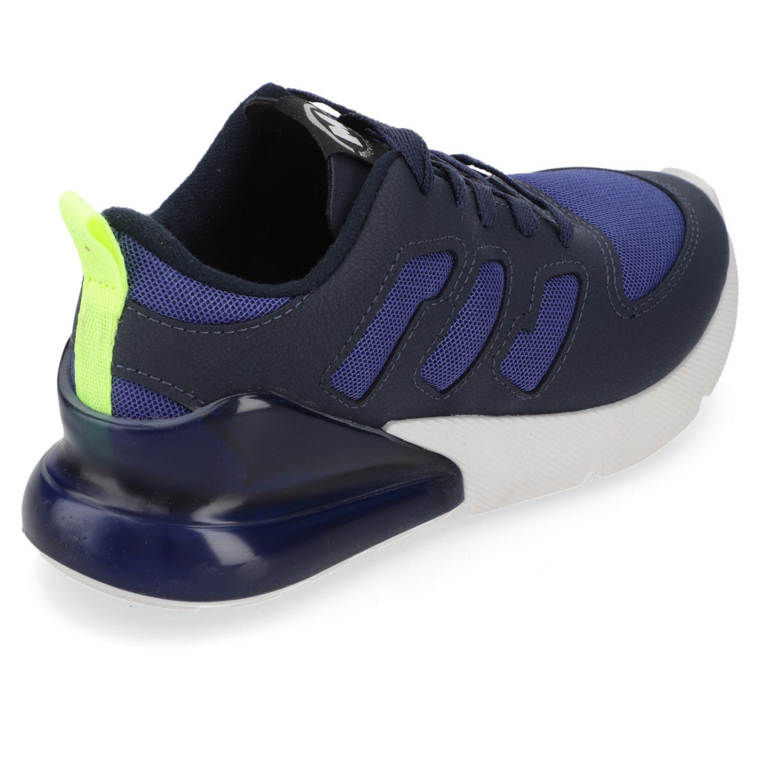 Zapatilla Deportiva Niño Azul Marino y Azul Royal-4