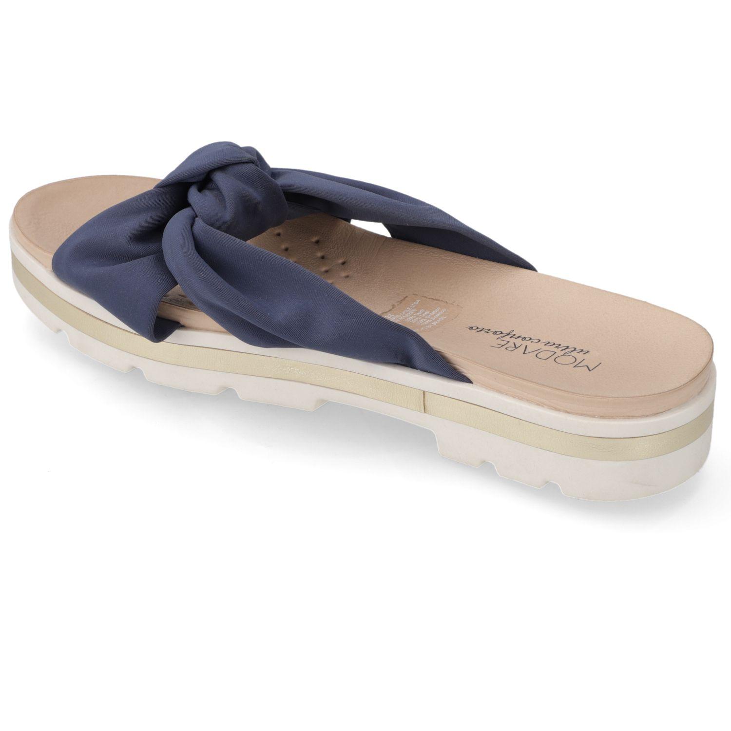 Sandalia Plana Modare Azul Marino 13881-3