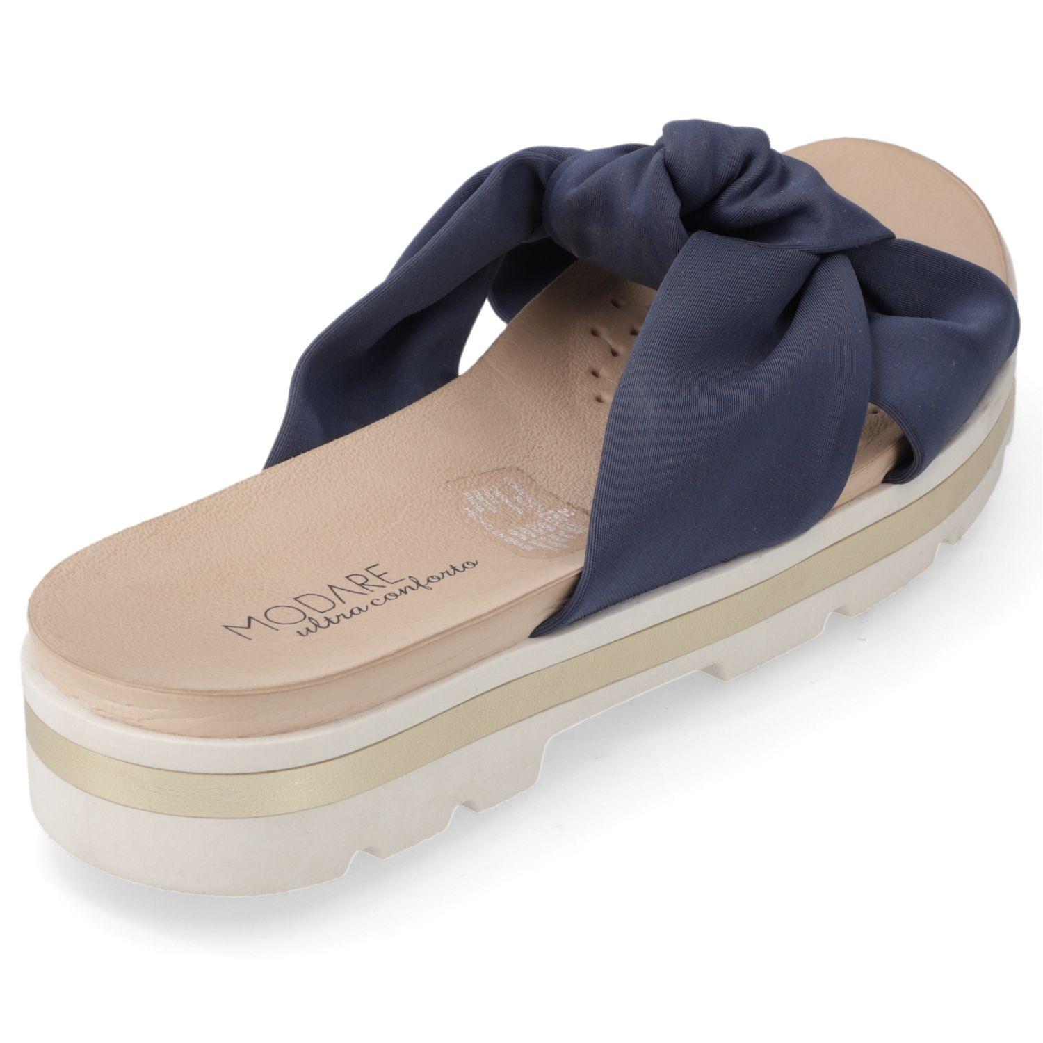 Sandalia Plana Modare Azul Marino 13881-4