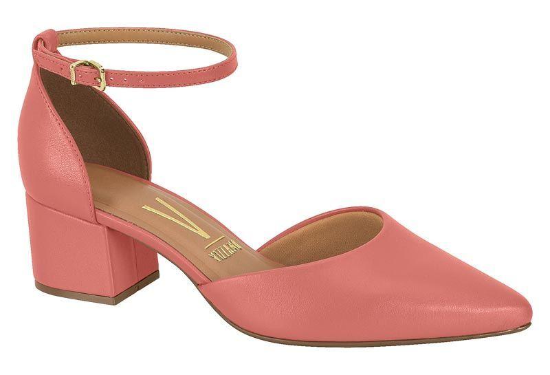 Zapato Mujer Taco Cuadrado Rosado 1220-317- Vizzano-0