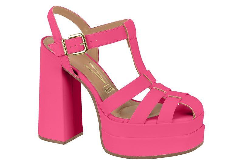 Sandalia Taco Vizzano Rosado Taco Aguja 13 Cm-0