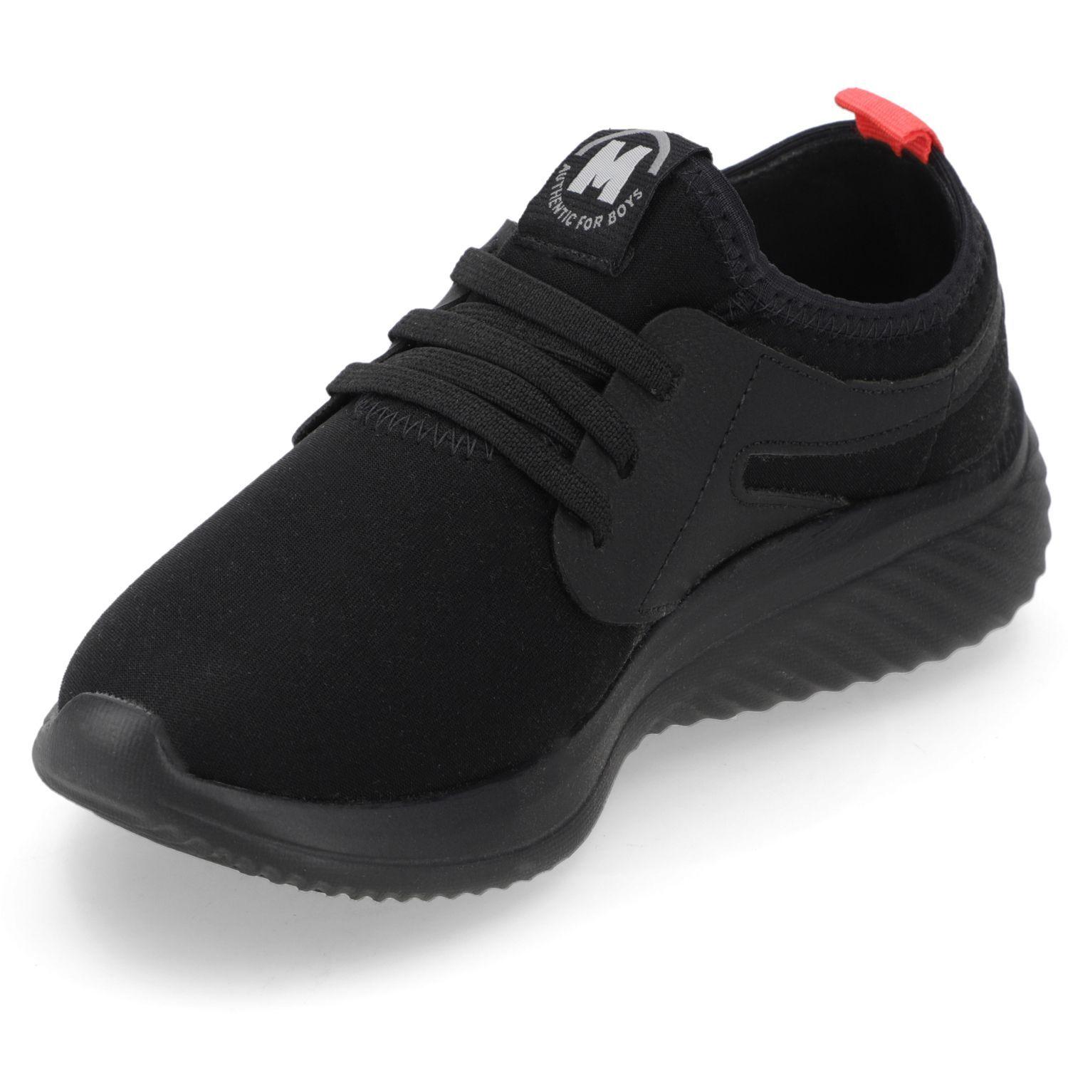 Zapatilla Negra Niño "Authentic Reboy’s"  Molekinho-2