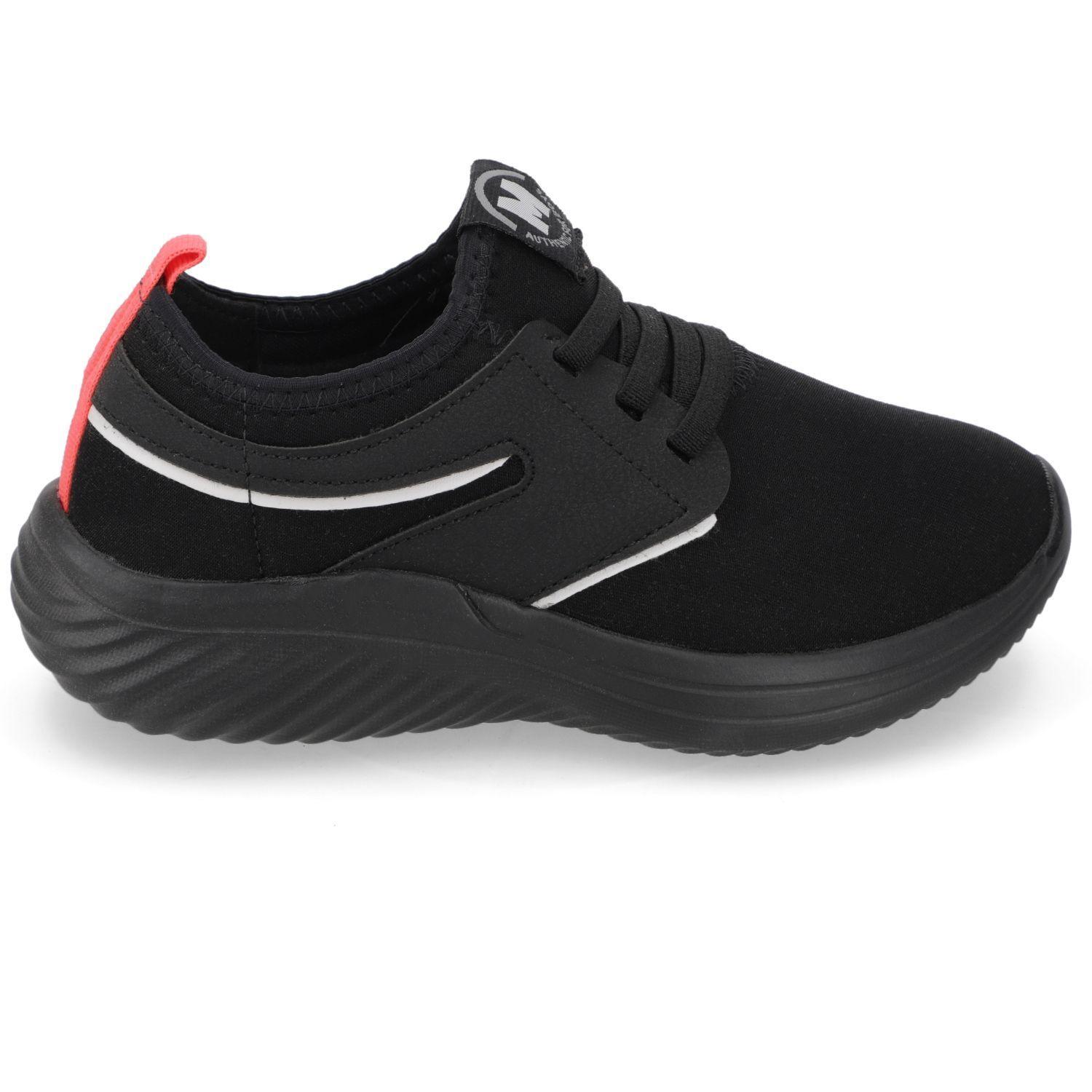 Zapatilla Negra Niño "Authentic Reboy’s"  Molekinho-1