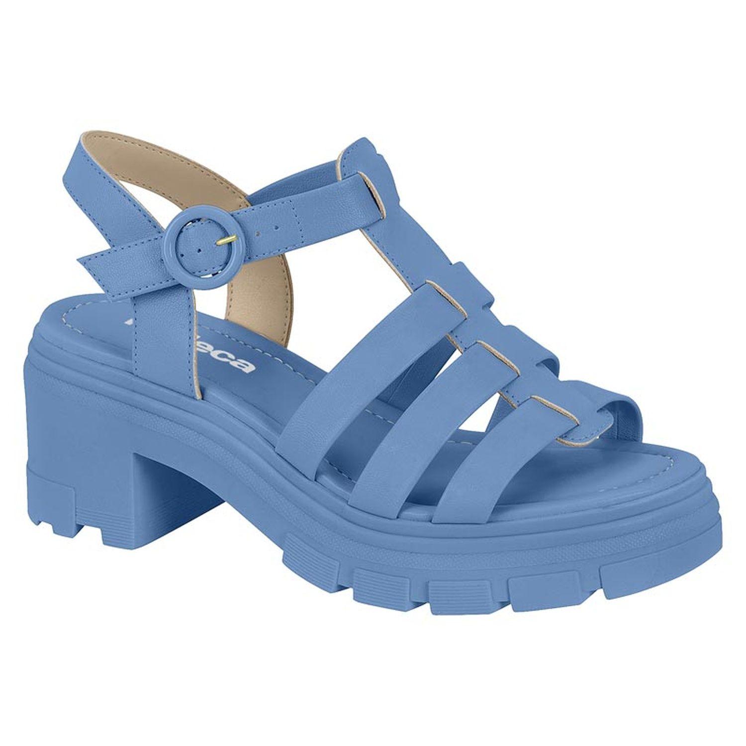 Sandalia Taco Moleca Celeste 10936-0